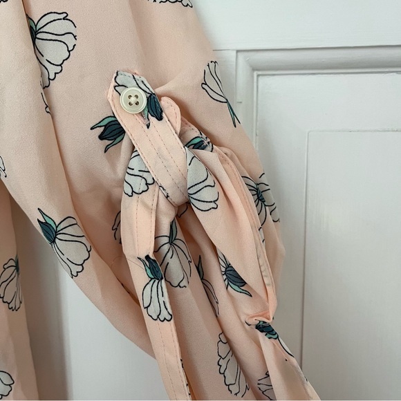 NWT LOFT Pink Lotus Utility Blouse Size XL - Picture 10 of 12
